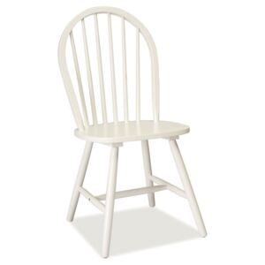 Jídelní dřevěná židle FIERO bílá