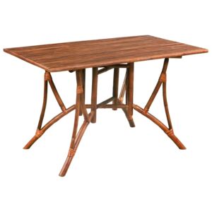 PerfektníDomov Jídelní stůl Albert - bambus - 115x70x75 cm | hnědý obdélníkový