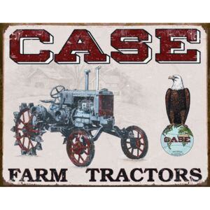 Plechová cedule: Case Tractor (CC High) - 30x40 cm