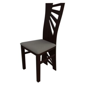 Židle JK56, Barva dřeva: ořech, Potah: ekokůže Soft 029