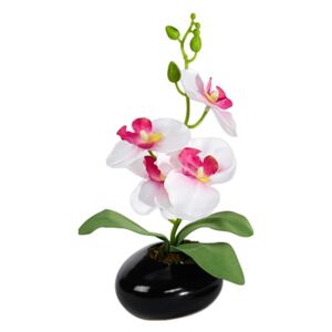 Umělá orchidej bílá