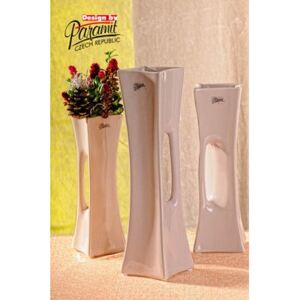 Paramit X váza béžová 35 cm