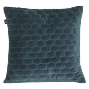 Polštář čtvercový 35 x 35 cm Cushion Luxurious Present Time (Barva- modrá)