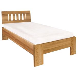Drewmax postel z dubového dřeva 80, 90 a 100 cm