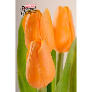 Paramit Umělý tulipán světle oranžový