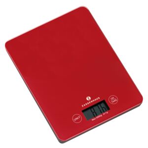 Zassenhaus Digitální kuchyňská váha červená BALANCE do 5 kg
