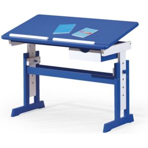 Halmar Rostoucí psací stůl Paco modro-bílý