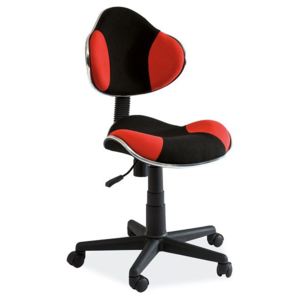 Q-G2 - dětská židle, černá/červená