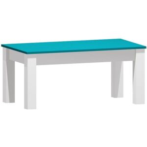 Modro bílý konferenční stolek Melody 17 šířka 110 cm