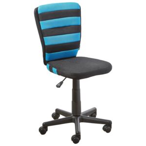 Carryhome Otočná Židle modrá, černá 41x81-93x51
