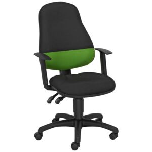 Cantus Otočná Židle zelená, černá 46x98-118x35
