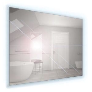 Zrcadlo závěsné s LED podsvětlením Nika LED 1/80 | A-Interiéry