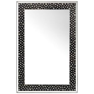 Xora Zrcadlo černá, barvy stříbra 80x120x4,4