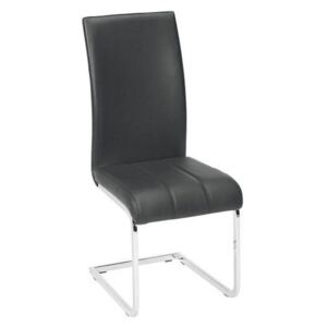 Xora Houpací Židle, černá, barvy chromu 43x98x57