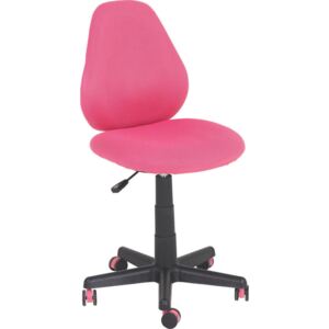 Xora Otočná Židle černá, pink 41x82(94)x58