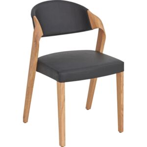 ŽIDLE, černá, barvy dubu Voglauer - Jídelní židle