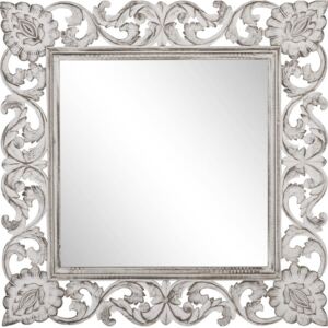 Ambia Home Zrcadlo barvy stříbra, bílá 90x90x2,2