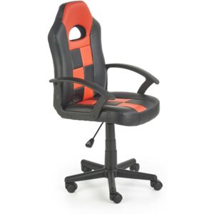 Dětská židle Storm, černá / červená