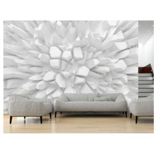 Samolepicí tapeta 3D rostoucí krystaly Velikost (šířka x výška): 147x105 cm