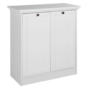 Carryhome Komoda, Bílá bílá 80x90x35