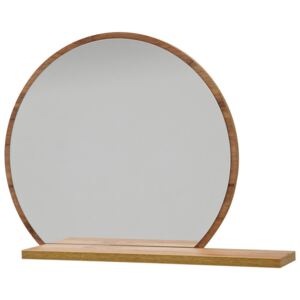 Xora Nástěnné Zrcadlo barvy dubu 65x56x17