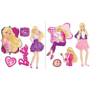 Samolepky na zeď dětské Barbie SDC060 30 x 40 cm IMPOL TRADE