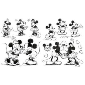 Samolepky Mickey Mouse SPL161TD, rozměr 45 x 65 cm, IMPOL TRADE
