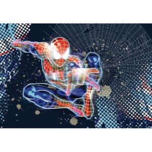Fototapeta Disney Spider-Man Neon 184 cm x 127 cm fototapety Komar 1-426