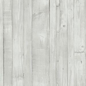 Vliesové tapety na zeď Origin 42104-20, dřevěné prkna vintage bílé, rozměr 10,05 m x 0,53 m, P+S International