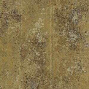Vliesové tapety na zeď Origin 42100-10, beton kovový vzhled hnědo-zlatý, rozměr 10,05 m x 0,53 m, P+S International