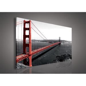 Obraz na plátně Golden Gate Bridge 103O1, 75 x 100 cm, IMPOL TRADE