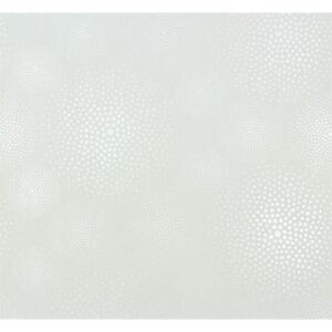 Vliesové tapety na zeď Messina 55435, kolečka perleťově bílé, rozměr 10,05 m x 0,53 m, Marburg