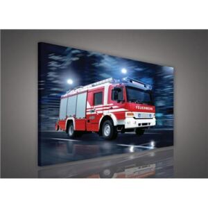 Obraz na plátně hasiči 108O1, 75 x 100 cm, IMPOL TRADE