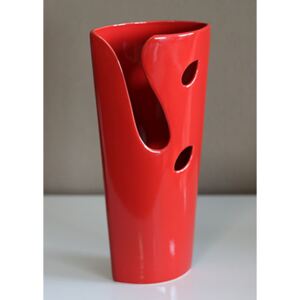 Váza keramická červená HL751449