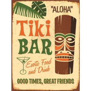 Retro cedule Tiki Bar, rozměr 40 x 30 cm, IMPOL TRADE PT074T2
