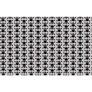 Samolepící tapety lebky černo-šedé 11934, rozměr 45 cm x 15 m, GEKKOFIX