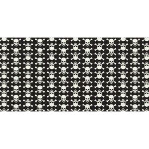 Samolepící tapety lebky bílo-černé 12650, rozměr 45 cm x 15 m, GEKKOFIX