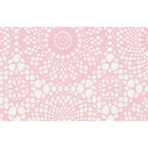 Samolepící tapety krajka růžová 12648, rozměr 45 cm x 15 m, GEKKOFIX