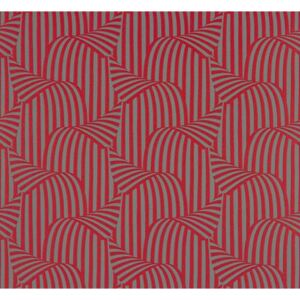 Vliesové tapety na zeď NENA 57253, 3D moderní vzor červený, rozměr 10,05 m x 0,53 m, MARBURG