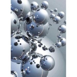 Fototapeta 3D Silver Orbs, rozměr 183 cm x 254 cm, fototapety 413, W+G