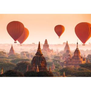 Fototapeta Ballons Over Bagan, rozměr 366 cm x 254 cm, fototapety balóny 00965, W+G