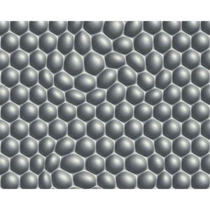 Vliesové tapety na zeď Harmony Mac Stopa 327203, 3D bubliny šedé, rozměr 10,05 m x 0,53 m, A.S.Création