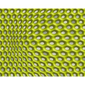 Vliesové tapety na zeď Harmony Mac Stopa 327071, 3D vzor zelený, rozměr 10,05 m x 0,53 m, A.S.Création
