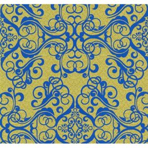 Vliesové tapety na zeď Caprice 13511-60, ornament modrý, rozměr 10,05 m x 0,53 m, P+S International