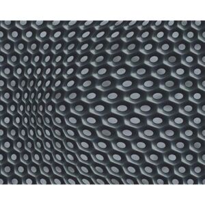 Vliesové tapety na zeď Harmony Mac Stopa 327076, 3D vzor šedo-černý, rozměr 10,05 m x 0,53 m, A.S.Création