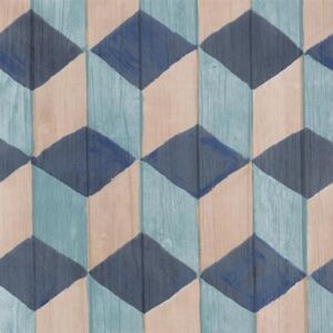 Samolepící fólie dřevěné desky modro-hnědé 45 cm x 15 m Gekkofix 13768 samolepící tapety