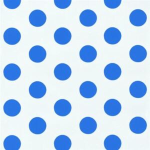 Tapety na zeď Die Maus 05213-10, modré puntíky, rozměr 10,05 m x 0,53 m, P+S International