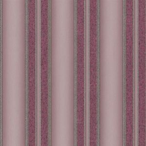 Vliesové tapety na zeď Spotlight 2 02544-20, pruhy růžovo-černé, rozměr 10,05 m x 0,53 m, P+S International