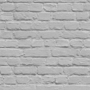 Papírové tapety na zeď Freestyle L22619, rozměr 10,05 m x 0,53 m, cihlová stěna šedá, Ugépa
