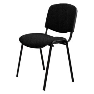 Konferenční židle v jednoduchém moderním provedení černá ISO NEW